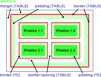 Как добавить внутренние линии (границы) в таблицу с помощью CSS